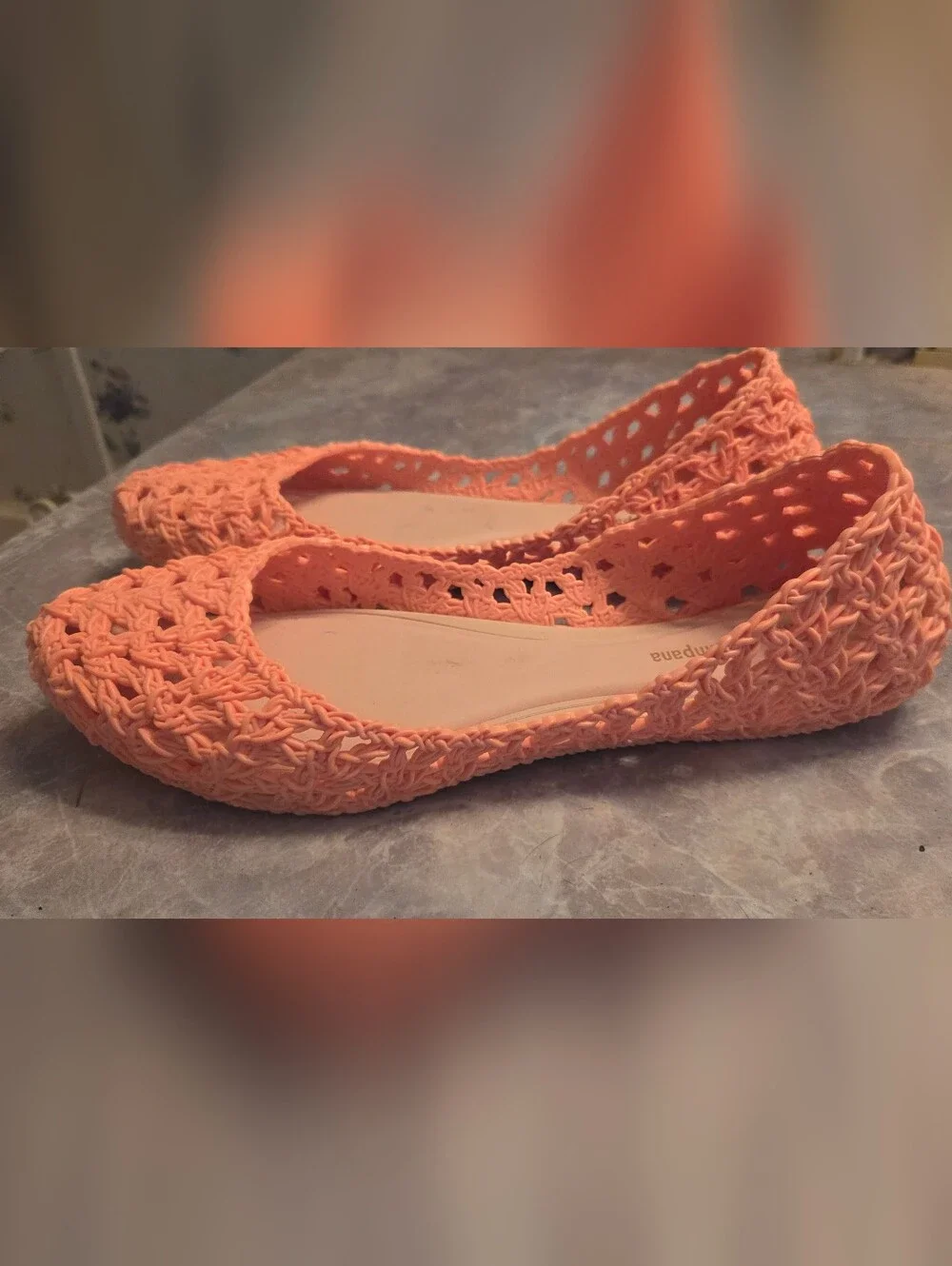Melissa Pink Woven Flats - Women's - Picture 4 of 6